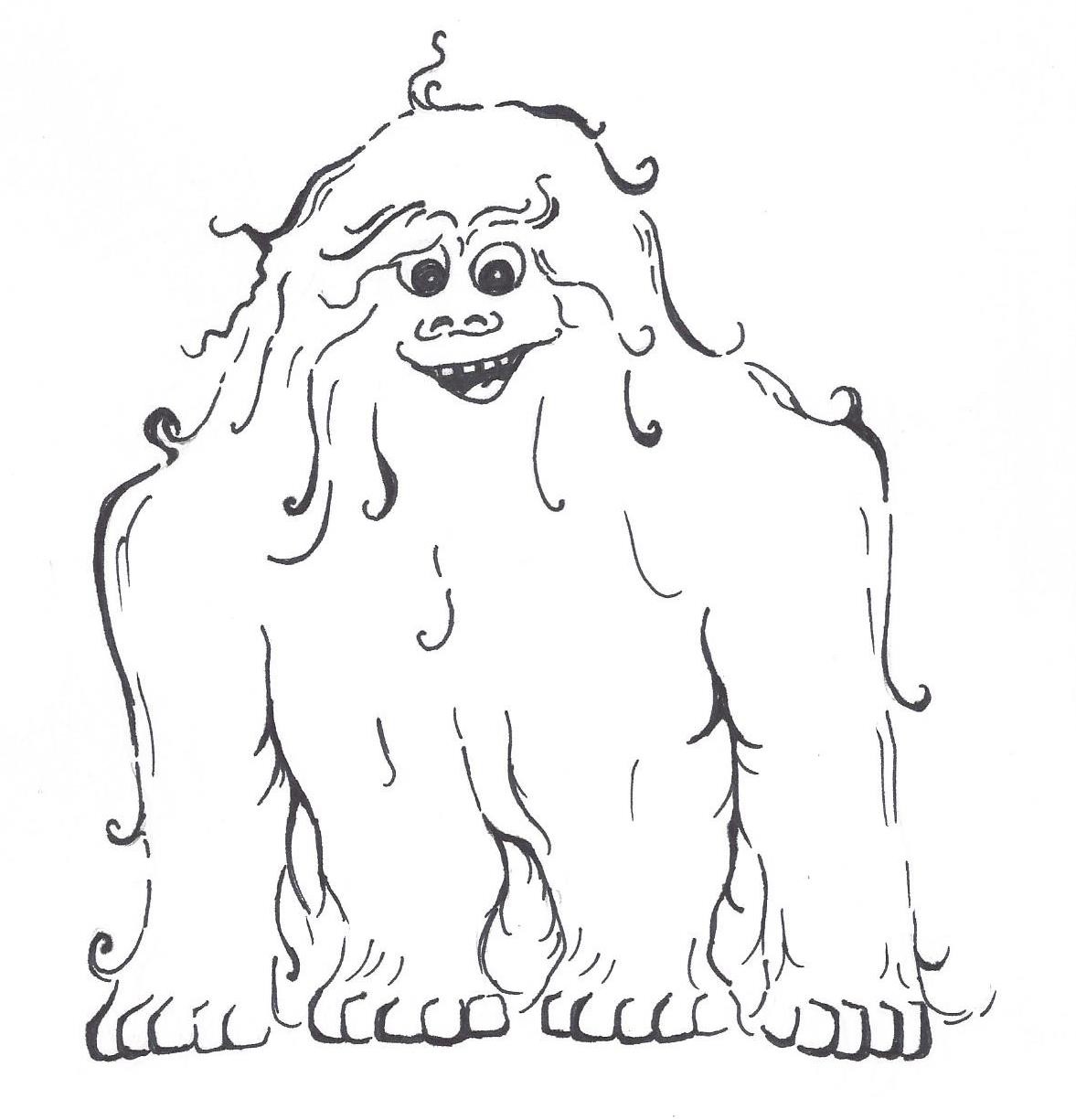 Graphic of a Yeti