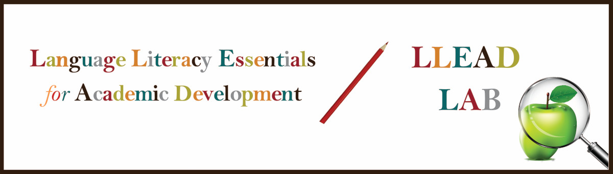 llead lab logo reading language literacy essentials for academic development