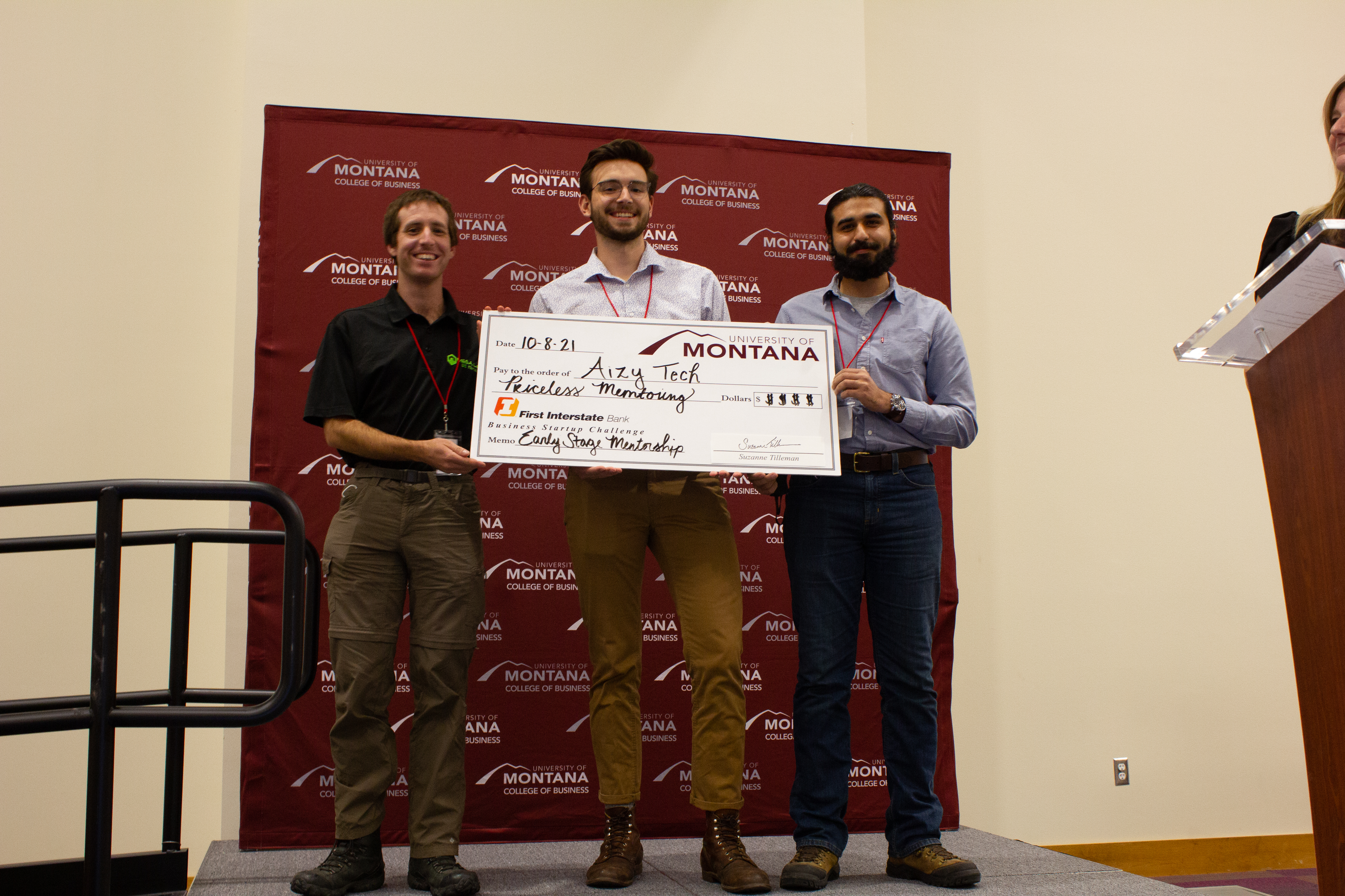 Prize Awarded to Aizy Tech