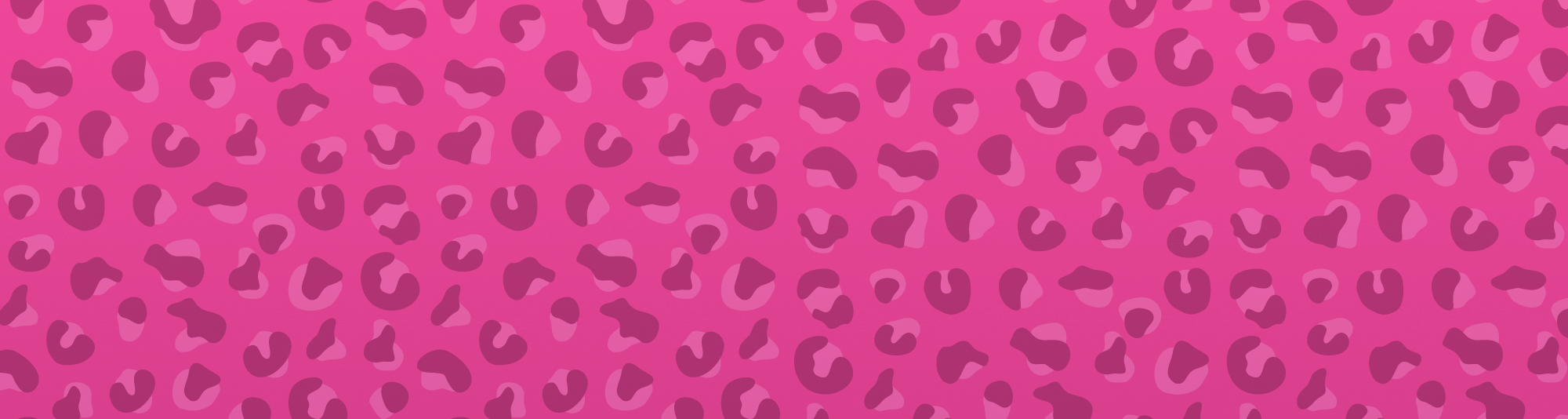 A leopard-spot print, cast in hot pink hues.