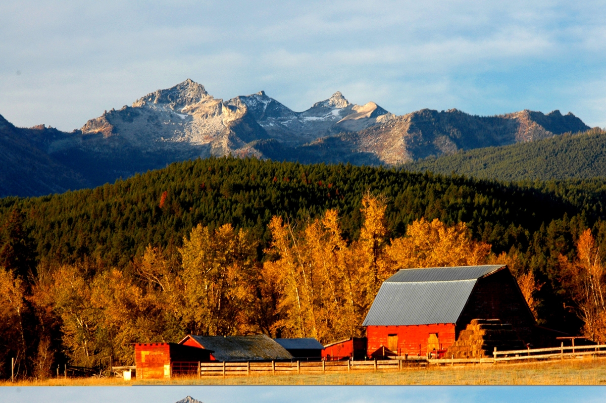 The high peaks of the Bitterroot Mountains (Photo by Rick and Susie Graetz) 