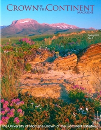 magazine cover featuring wildflowers around rocks