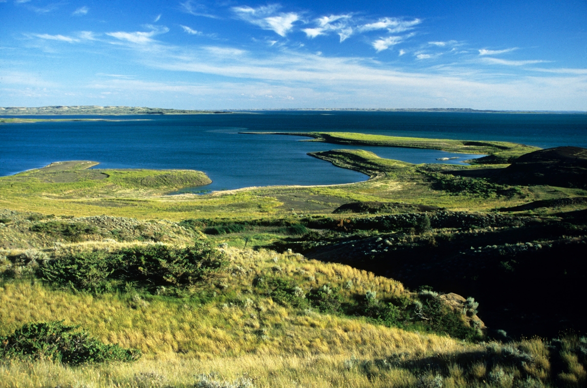 A view of the Charles M. Russell National Wildlife Refuge from the south shore of Fort Peck Lake (Photo by the Rick and Susie Graetz)