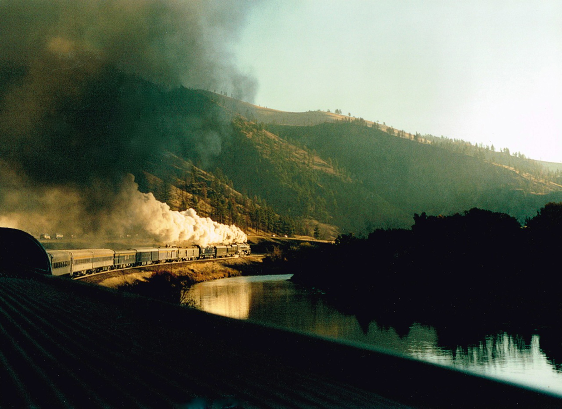 Train West of Drummond 