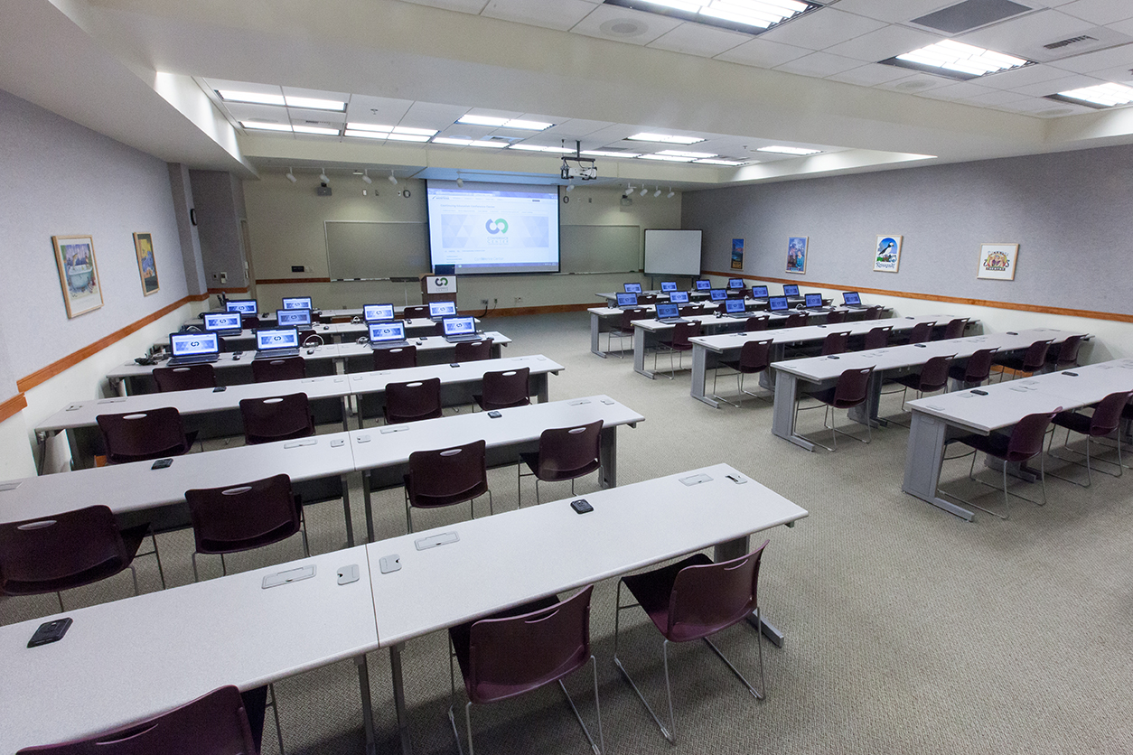 room 210 from the back