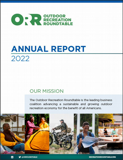 Outdoor Recreation Roundtable annual report cover