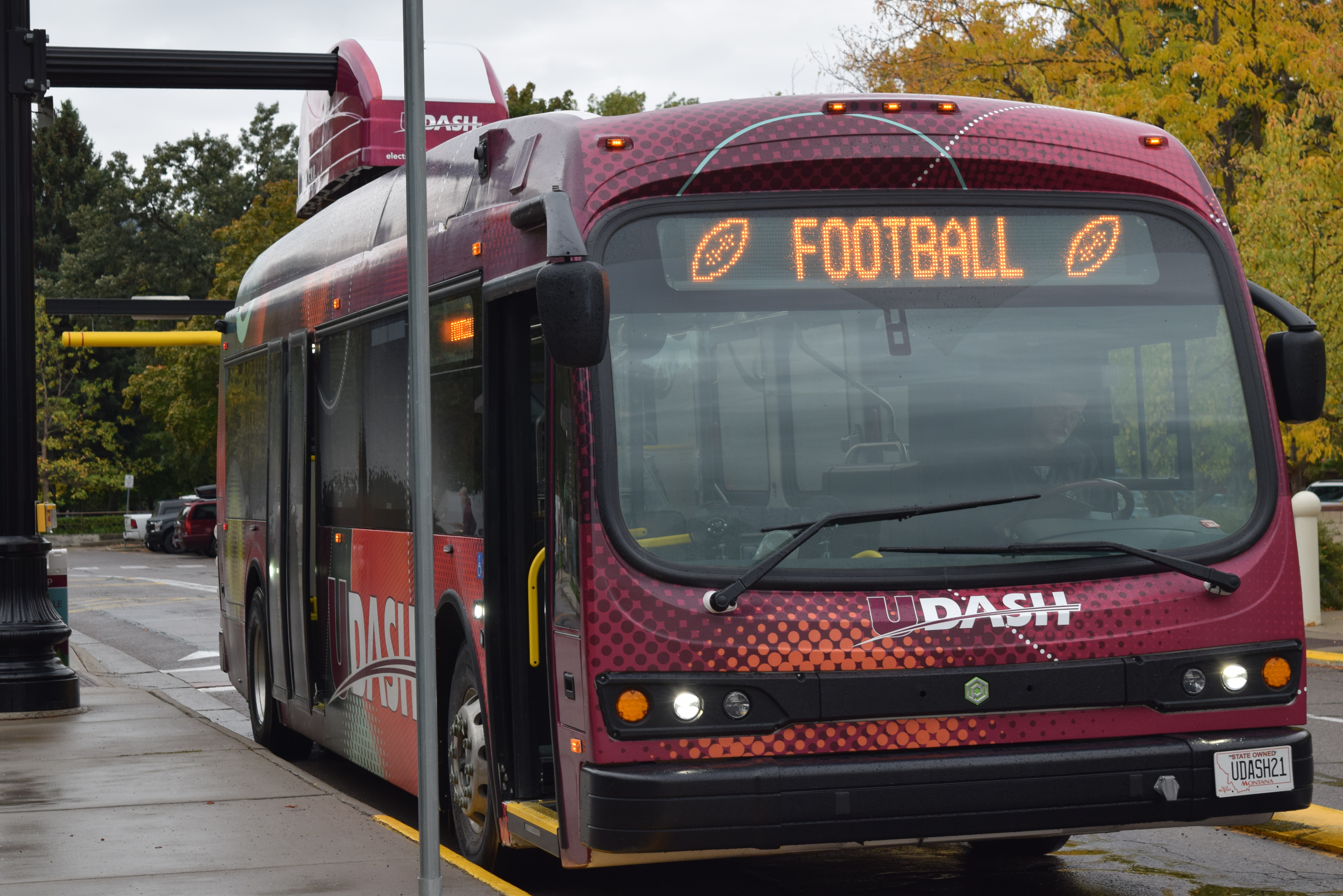 UDASH football shuttle