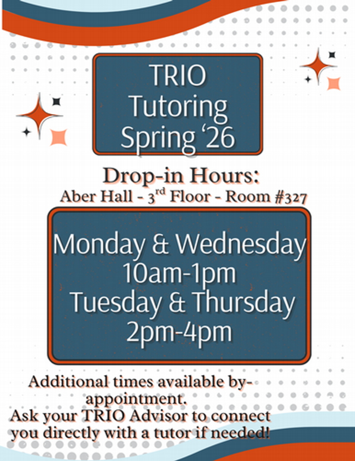 tutor spring 26 schedule