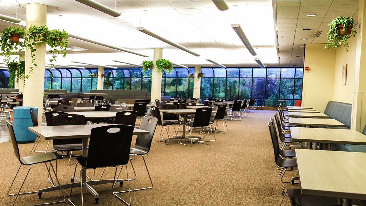 The UC Commons, located on the 2nd floor by the Food Court.