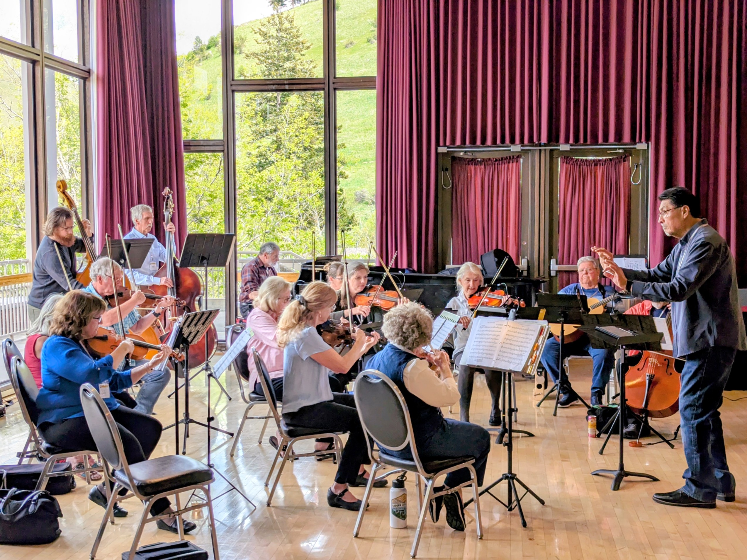 Garden City Strings group plays for the 20th celebration