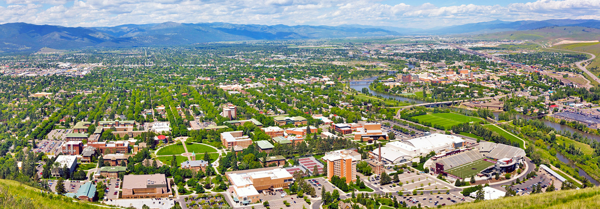 View of Missoula from Mount Sentinel