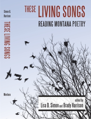 book cover with photo of birds taking flight from a leafless tree