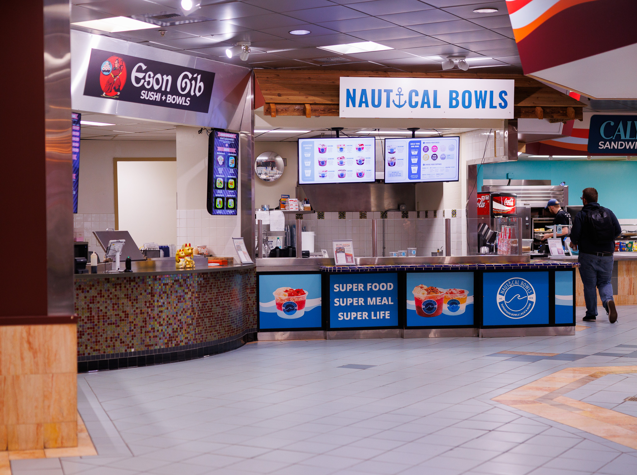 The University Center Food court.