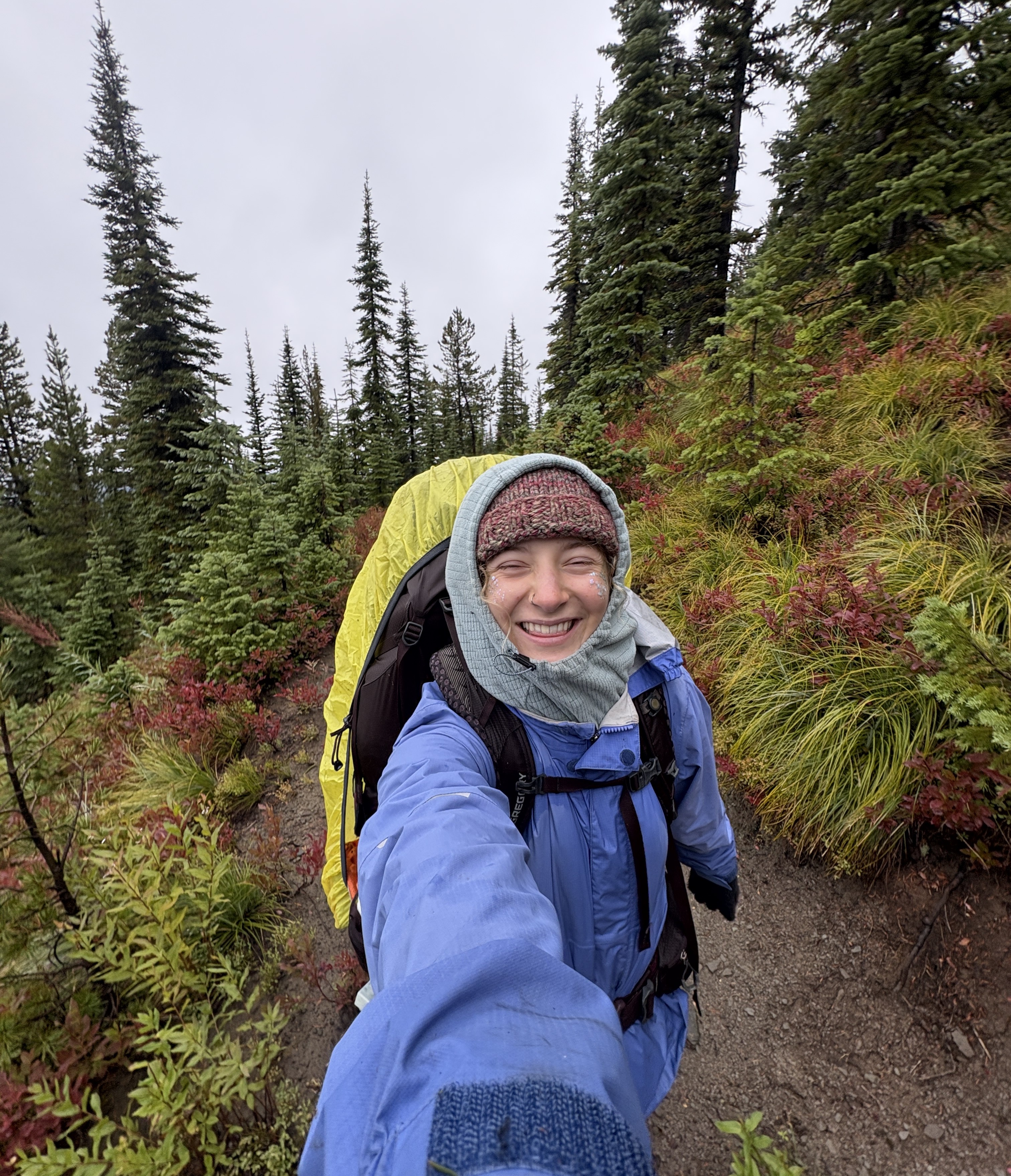 ainsley backpacking